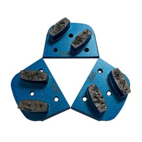 Diamond Grinding Discs for Lavina and Edco Magnatrap Grinders, Set of 3, Crushed Chip PCDs
