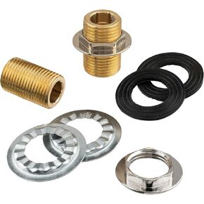 طقم تثبيت صنبور جبل جدار Durasteel - محول تصاعد صنبور المطبخ التجاري مجموعة من IPS IPS 1/2 بوصة مدخلات أنثى - توفير الفضاء باكسبلاش طقم