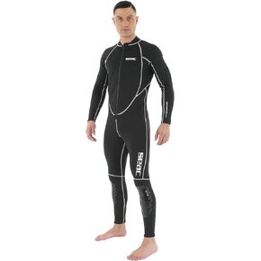 Seac Carezza, 2 mm one-Piece Double-Lined Neoprene Suit, Front Zip and PU Knee Pads