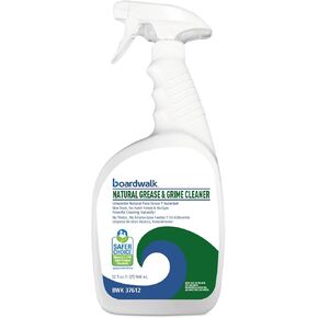 Boardwalk BWK47612EA 32 oz. Spray Bottle Green Natural Grease and Grime Cleaner