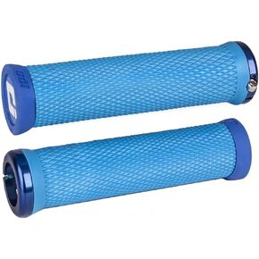 ODI Elite Motion Lock-On MTB Grips Light Blue/Blue 130 mm