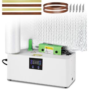 Air Cushion Machine 30ft/min Bubble Wrap Machine 280L/min Air Pillow Machine for 4"-27" Bubble Wrap, Air Pillows(110V)