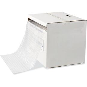 Universal 4087898 12 in. x 100 ft. 0.31 in. Thick Perforated Every 12 in. Bubble Packaging - Clear