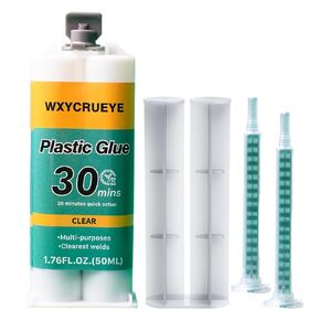 Metal epoxy,1.76 oz, Metal Repair Glue, Metal Glue, Clear epoxy Glue for Plastic and Metal, Liquid Metal, Welding Glue, Metal Glue Heavy Duty Waterproof for Metal to Metal Glue Bonding and Repair