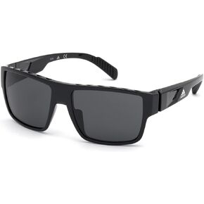 adidas SP0006 Rectangular Sunglasses For Men + BUNDLE With Designer iWear Kit