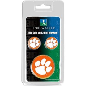 LinksWalker Flip Decision Challenge Coin with 2 Golf Ball Markers Golfer's Gift Pack in Kuwait