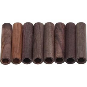 8Pcs Guitar Rod Tube,Rosewood Robust Rod Tube for Guitarists