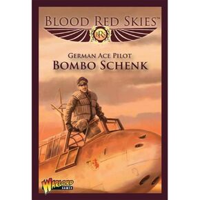 Blood Red Skies German Ace 'Bombo' Schenk 1:200 Bf 110 WWII Mass Air Combat War Game