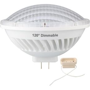 BAOMING Par56 LED Bulb Dimmable 28W Soft Warm White (2700~3000K) 120V GX16D Base, 120° Wide Flood Light, Replacement 300W MFL Par56 Halogen Light