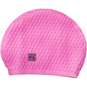 Silicone Bubble Swim Hat - Pink
