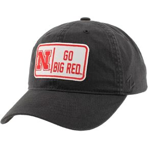 ZHATS Men's Standard NCAA Officially Licensed Hat Scholarship Patch Charcoal Defer, Grey, One Size
