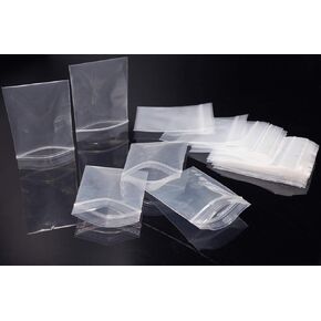 Small Plastic Bags, Jewelry Bags, Pill Bags, Mini Plastic Bags, Small Snack Bags, Coin Bags, Earring Bags, Plastic Bags for Small Business, Thick, Transparent, 8mil(two sides), 2"×2.4", 500PCS
