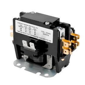 1 Pole Havc Contactor 24v Coil 40 Amp 50 60Hz,Compatible Conditioner Contactor,Air Conditioner Relay,Compressor Contactor,AC Definite Purpose Contactors