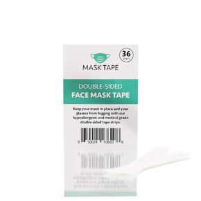 Fearless Face Mask Tape | Keep Masks from Slipping Down and Glasses from Fogging Up | 36 Double Sided Tape Strips | Hypoallergenic and Medical Grade