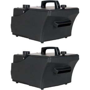 ADJ Products Entour Chill 800 Watt 1 Liter Low Lying DJ Stage Effects FX Fog Machine with Timer and Remote Control for Kool Fog Fluid (2 Pack)