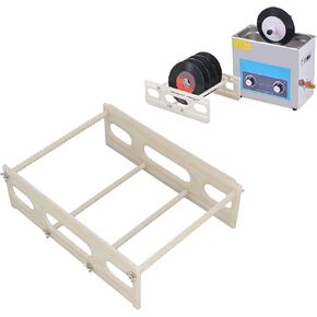 Record Drying Rack, Abs Plastic Large Capacity Record Storage Holder, Sawtooth Design Vinyl Record Organizer, Drying 30 Records at a Time, Finished Size 12.6 * 8.86in