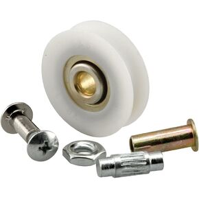 Prime-Line D 1798 1-1/4 In. Nylon Ball Bearing, Sliding Door Roller Set (2 Pack)