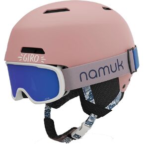 Giro Crue Kids Snow Helmet Goggle Combo Namuk Dark Rose XS (48.5-52cm)