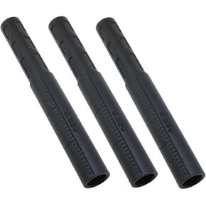 yukata Golf Club Extension Putter Shaft Extension 0.58 "- 0.65" Golf Club Extension Golf Club for Iron/Wood Golf Repair Black 3pcs