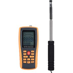 مقياس شدة الشعر الرقمي ، GM8903 LCD Hotheld Hot Wire Speed ​​Pergeeter Paugeeter مع يدوي ومستشعر لـ HVAC في درجة حرارة هواء تدفق القناة in Kuwait