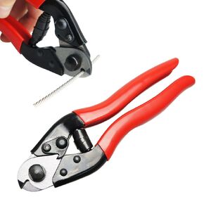 Muzata Cable Cutter Wire Rope Heavy Duty Stainless Steel Aircraft 1/8" 5/32" for Deck Stair Railing Thick Seal Metal Fence Bike Bicycle Brake Cutter CR12
