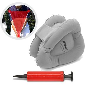 Golf Swing Training Aids, Inflatable Triangle Teacher Fit, Posture Correction Practice Trainer Aid with Pump for Men Women Kids Golfer Gift Idea