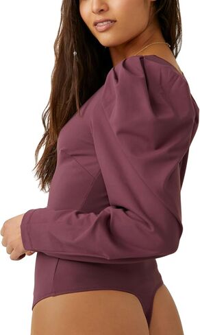 Free People Va Va Voop Long Sleeve Bodysuit in Saudi Arabia