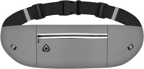 Slim Running Belt Fanny Pack for Men Women, Running Phone Holder Runners Pouch Waist Pack for Workout (1198, Black) in Kuwait