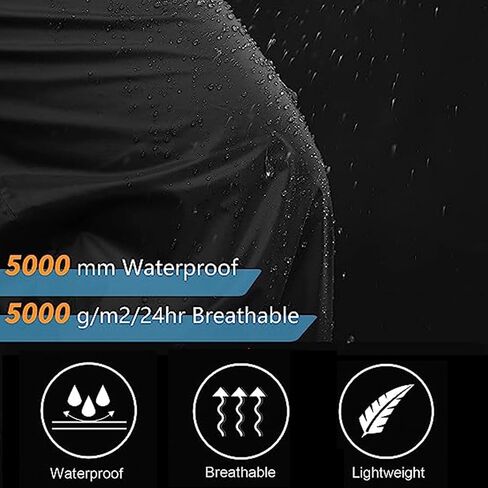 Men's Rain Pants Waterproof Over Pants Windproof Lightweight Hiking Pants Work Rain Outdoor for Golf, Fishing in Saudi Arabia