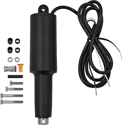 15055-001 12 Volt Boat Trim Actuator ، 101 XD Extreme Duty Actuorator 5/16 "MTG HW Atting Hardware ، يأتي مع كابل 6 بوصات ، مصمم لسلسلة HD ، XD ، صمامات الدفة الفائقة ، 21/4" السكتة الدماغية in Kuwait