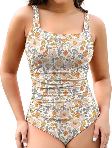 JOYSHAPER One Piece Swimsuits for Women Ruched Tummy Control Bathing Suits Coverage Monokinis Cover Ups Swimwear Suits in Saudi Arabia