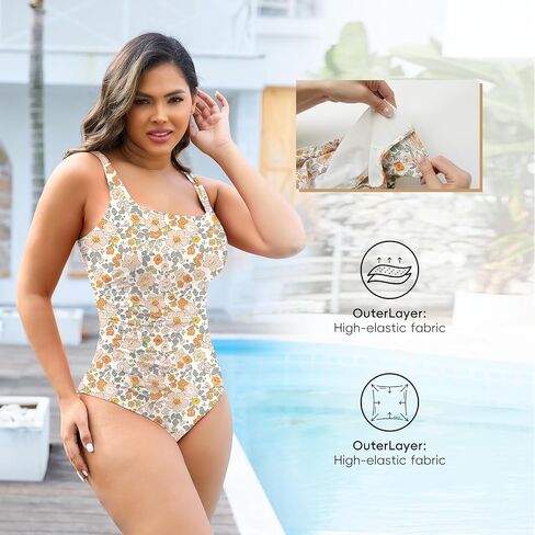 JOYSHAPER One Piece Swimsuits for Women Ruched Tummy Control Bathing Suits Coverage Monokinis Cover Ups Swimwear Suits in Saudi Arabia
