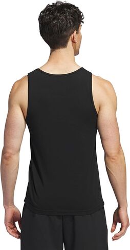 adidas Men's Stretch Cotton Tank Top Undershirts (2-Pack), White/White, Medium in Saudi Arabia