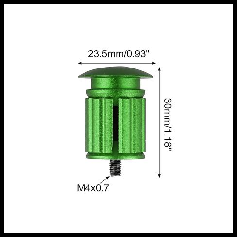 1 Pair Aluminum Alloy 17.5-22mm Handlebar End Plugs for Road Mountain Bicycle Adjustable Handlebar Bike Bar Ends Green Durable Material in Saudi Arabia