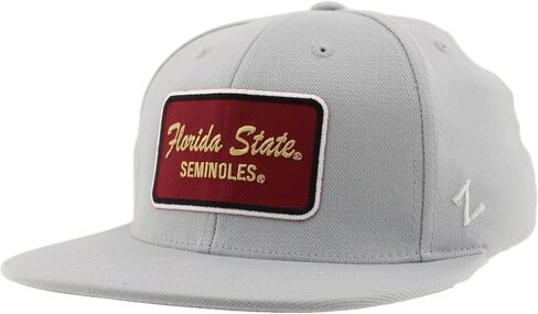 ZHATS Standard NCAA Officially Licensed Fitted Hat M15Z Brick Light Gray, Grey, Large in Saudi Arabia
