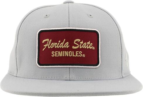 ZHATS Standard NCAA Officially Licensed Fitted Hat M15Z Brick Light Gray, Grey, Large in Saudi Arabia