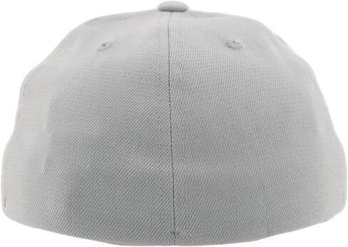 ZHATS Standard NCAA Officially Licensed Fitted Hat M15Z Brick Light Gray, Grey, Large in Saudi Arabia