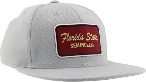ZHATS Standard NCAA Officially Licensed Fitted Hat M15Z Brick Light Gray, Grey, Large in Saudi Arabia