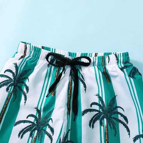 Boys Swim Trunks with Compression Liner Stretch Swim Shorts Teen Boy Quick Dry Swimsuit Board Shorts 5-16 Years in Saudi Arabia