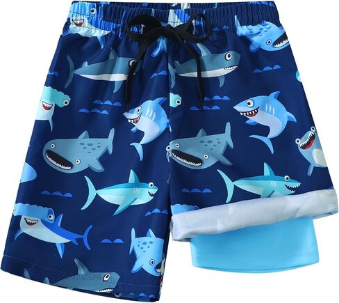 الأولاد سباحة جذوع مع بطانة الضغط امتداد السراويل القصيرة في سن المراهقة الصبي الجاف الجاف in Kuwait