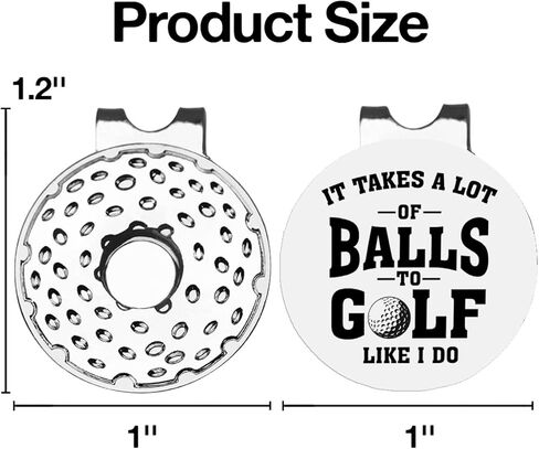 Tsuyawu يستغرق الكثير من الكرات إلى لعبة الجولف مثل I Do Golf Ball Marker - علامة جولف مضحكة مع قبعة مغناطيسية مقطع Golf Govel Gofts Golef Giftories for Golfer Men Women Golf Lovers in Kuwait