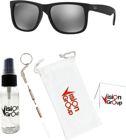 Ray-Ban RB4165 Justin Sunglasses + Vision Group Accessories Bundle in Saudi Arabia