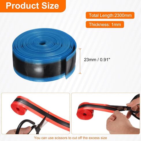 HARFINGTON Bike Tire Liners TPU Road Bicycle Tube Flats Self-Adhesive Protector Puncture Free in Kuwait