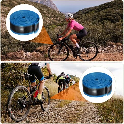 HARFINGTON Bike Tire Liners TPU Road Bicycle Tube Flats Self-Adhesive Protector Puncture Free in Kuwait