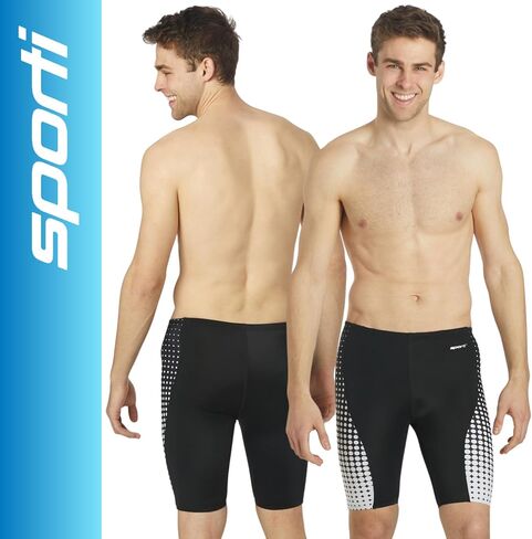 Sporti Men's Athletic Swimwear Jammers, Multi Solid Color - Racing & Training Swimsuit Jammers for Men, Durable Long Lasting in Saudi Arabia