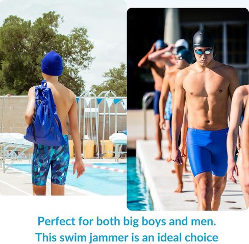 Sporti Men's Athletic Swimwear Jammers, Multi Solid Color - Racing & Training Swimsuit Jammers for Men, Durable Long Lasting in Saudi Arabia
