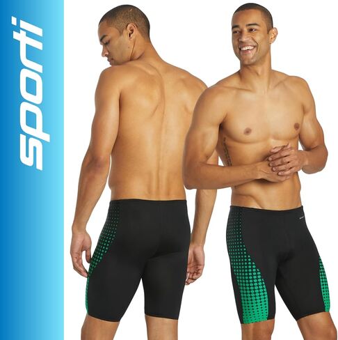 Sporti Men's Athletic Swimwear Jammers, Multi Solid Color - Racing & Training Swimsuit Jammers for Men, Durable Long Lasting in Saudi Arabia