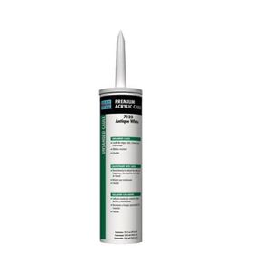 Laticrete Premium Acrylic Caulk, Unsanded 10.5 oz Tube, 7188 Silver Shadow