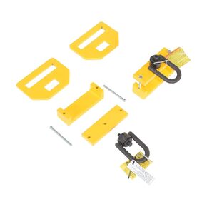 Vestil FTDC-6-4400 TELL FORKLIFT TIE DOWN CLAMPS 2-1/2 in. × 8-1/4 في. × 8-1/2 في. 4400 رطل القدرة الأصفر