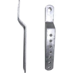 2 Pieces 11.5″ x 1.5″ Brackets Boat Trailer Keel Roller Adjustable Bracket Kit,Two Galvanized for Repair,Replacing Original Equipment